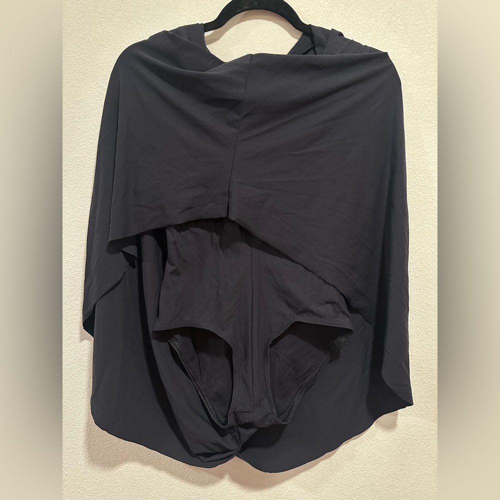 Blackmilk Matte Black Hooded Bodysuit - Picture 2 of 6